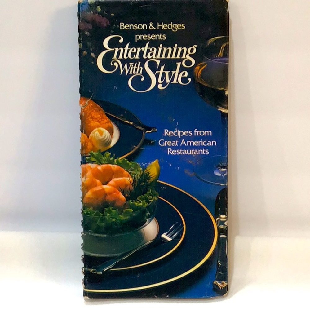 Benson & Hedges Entertaining with Style booklet 1980